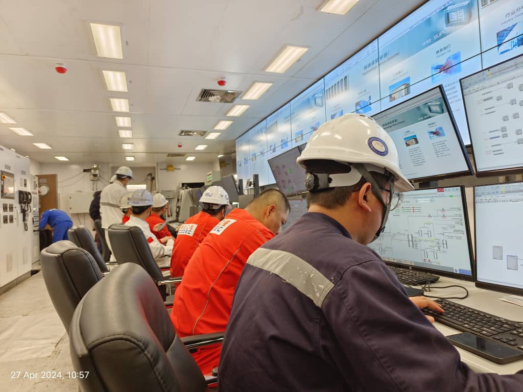 Industrial control room commissioning