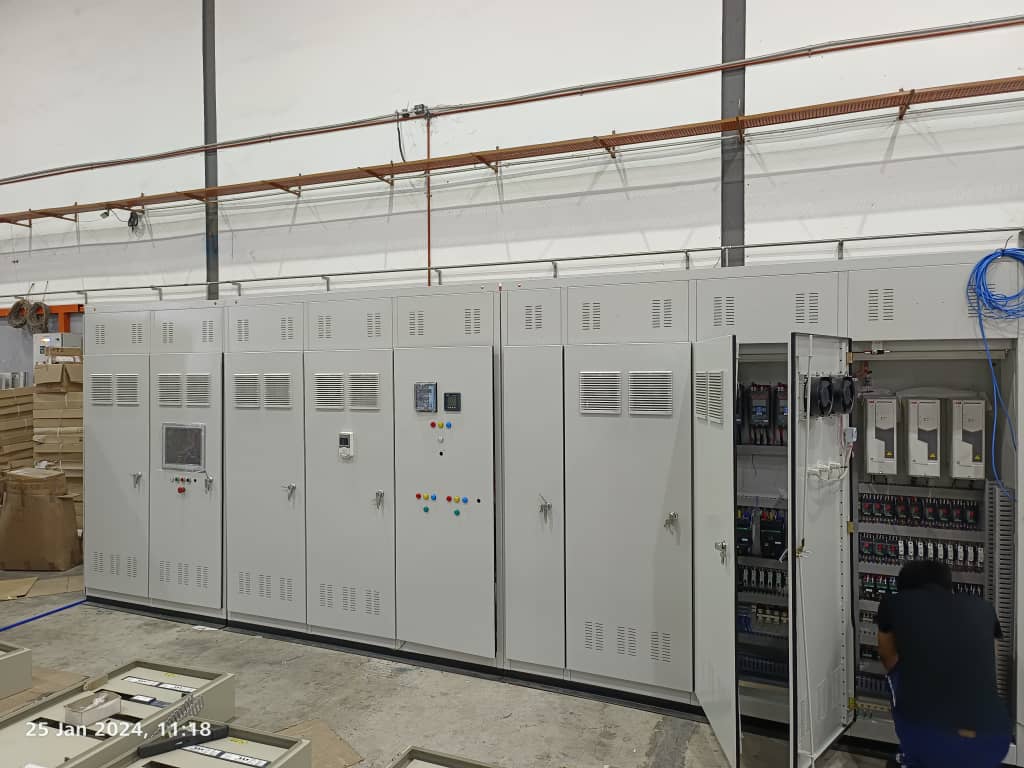 Industrial MCC and control panel lineup