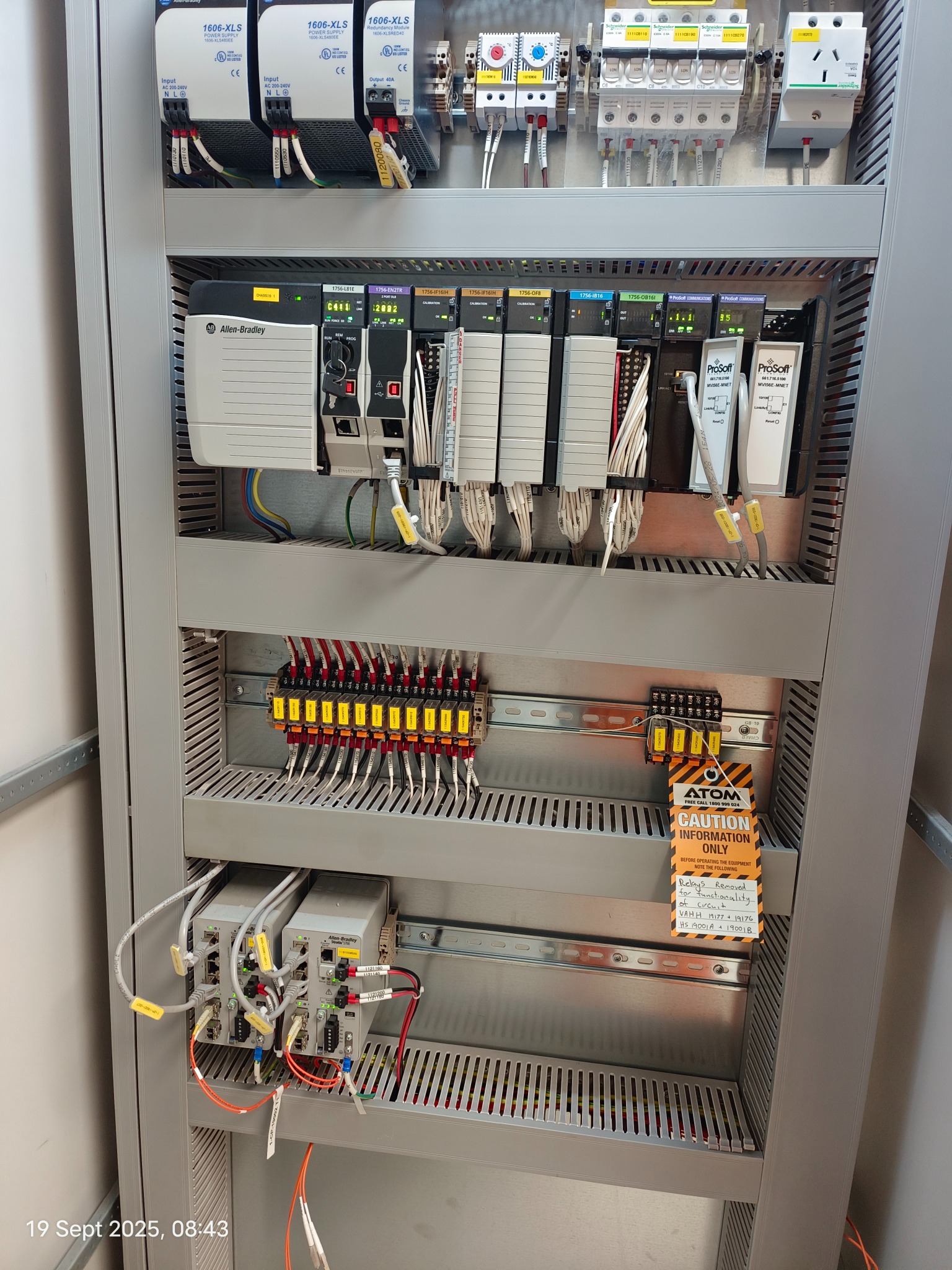 Rockwell Allen-Bradley ControlLogix panel